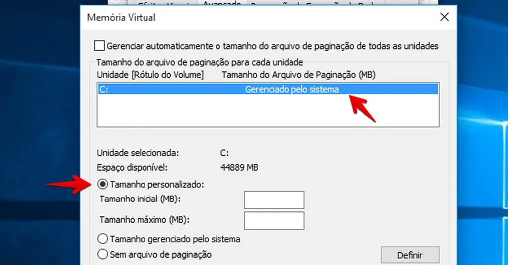 Aumente a memória virtual e melhore o desempenho do seu PC com Windows