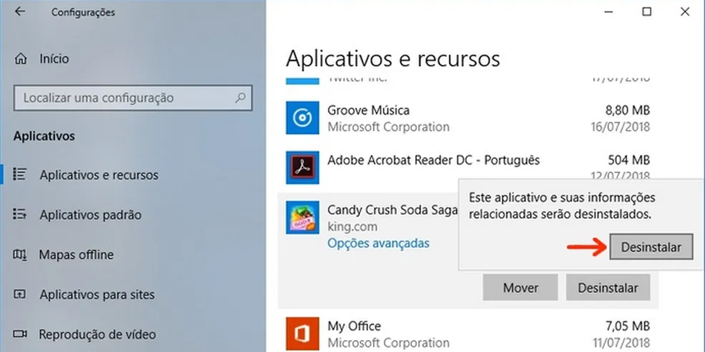 Desinstalar programas no windows para melhorar desempenho do pc