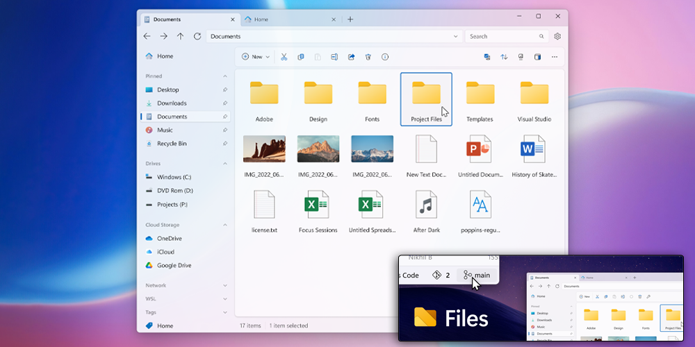 Files - Personalizar o Windows 11